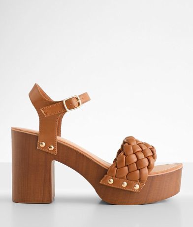 Madden Girl Delain Braided Sandal front view