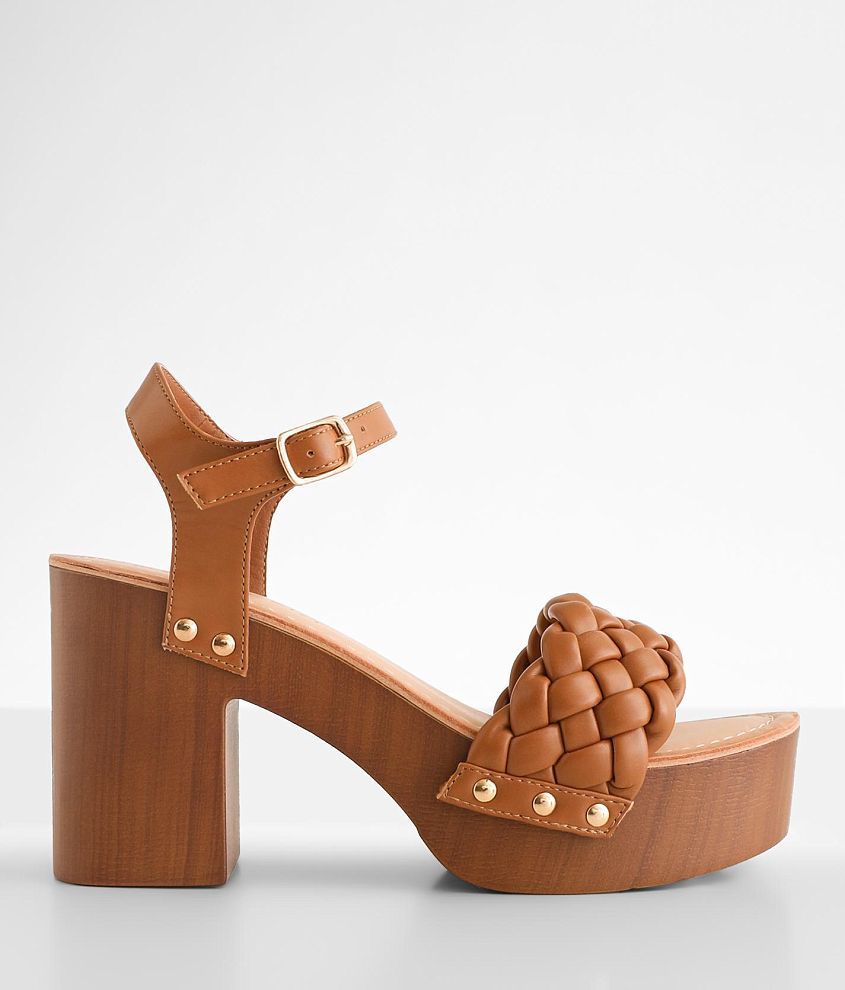 pierna romántico También Madden Girl Delain Braided Sandal - Women's Shoes in Cognac | Buckle