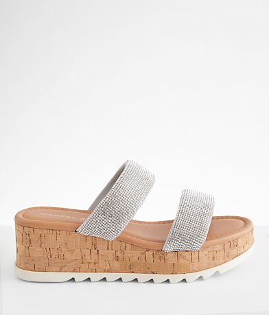 Madden Girl Emmit Glitz Wedge Sandal front view