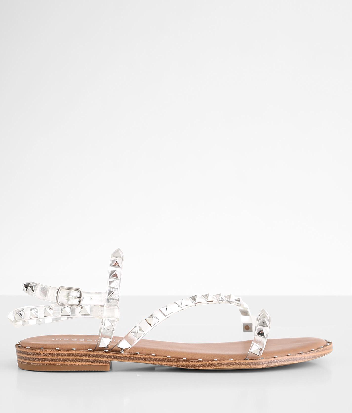 Madden Girl Skyy Heeled Platform Sandal - Women's Ankle Strap Patchwork Sandals - View #9