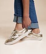 Chaussures Madden Girl Pour Fille – Taille 5 – Or Métallisé – Modèle Slip-on
