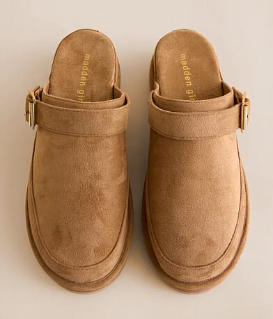 Madden Girl Grahamm Platform Mule - Women's Shoes in Tan | Buckle