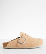 Madden Girl Prim Mule Shoe Women s Shoes in Sand Buckle