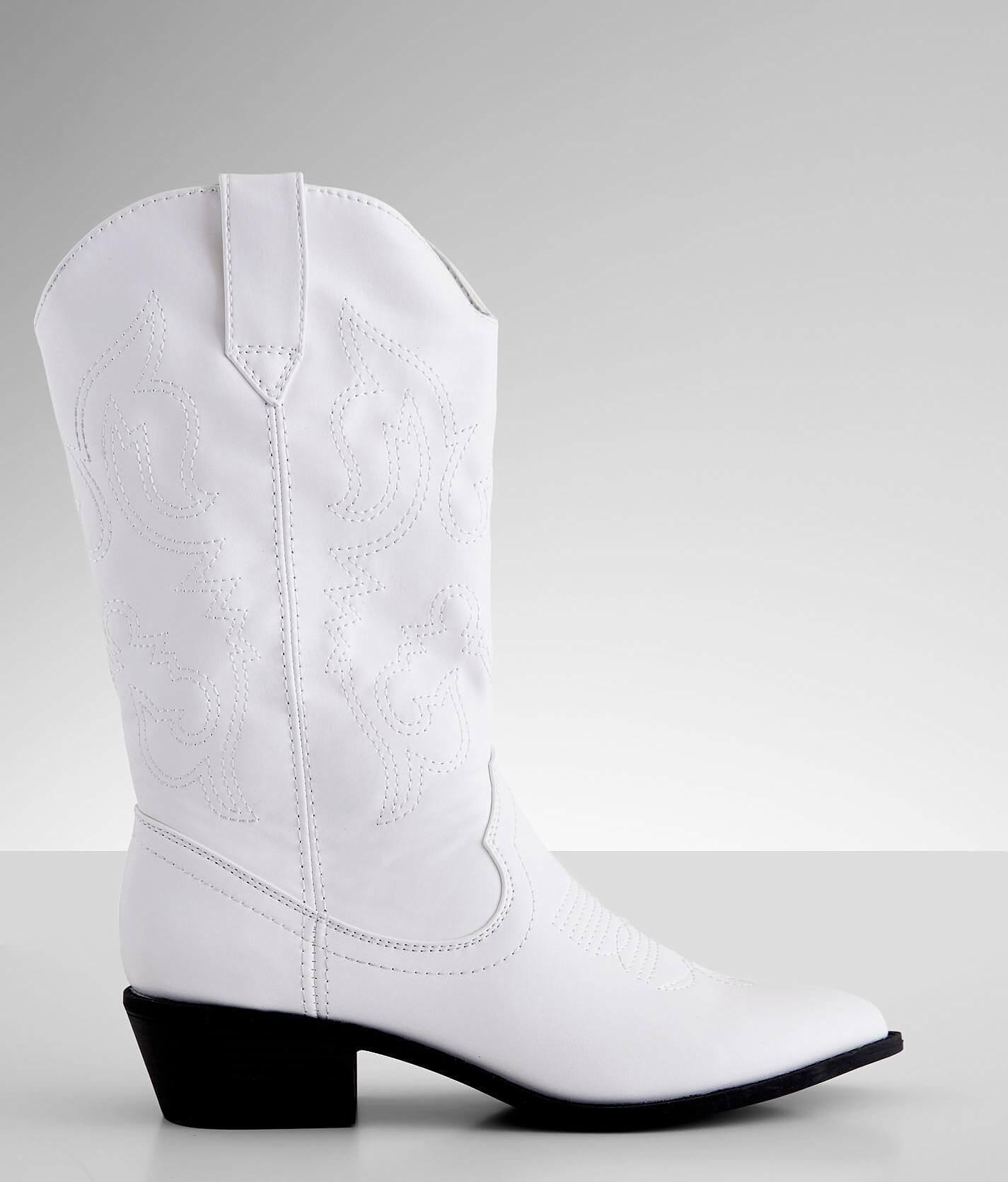 madden girl white booties