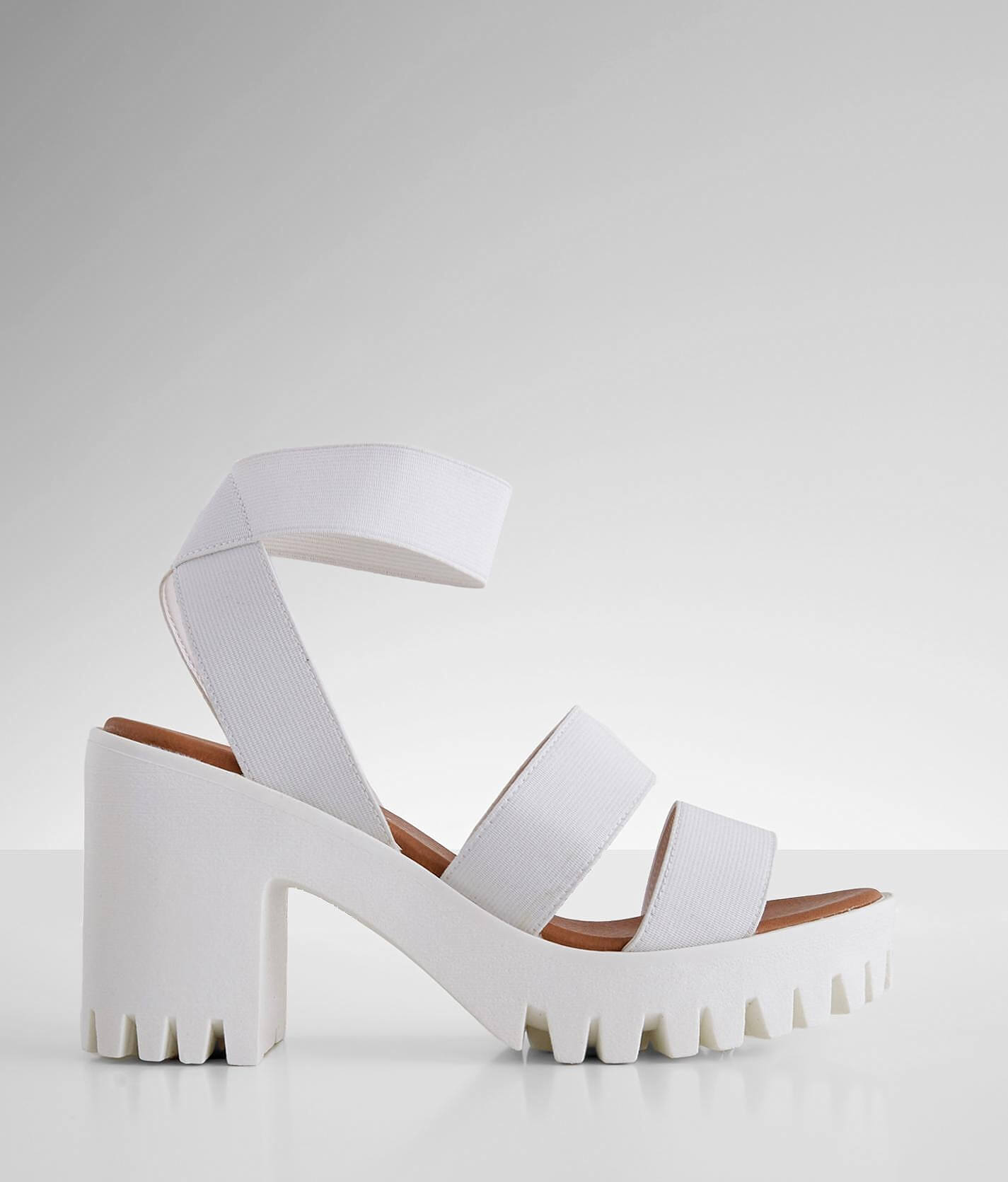 white sandal shoes