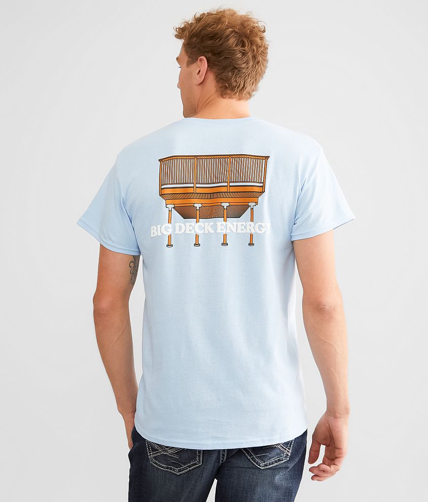 middle class fancy Big Deck Energy T-Shirt front view