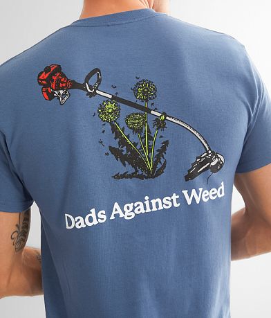middle class fancy Dads Against Weed T-Shirt BACK