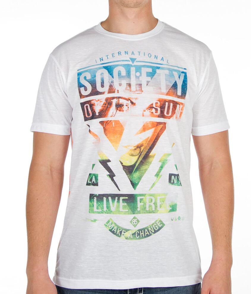 Society Held Up T-Shirt front view