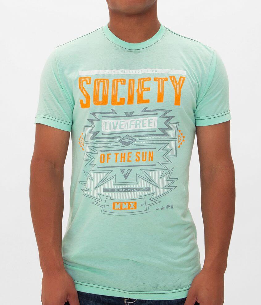 Society Streamer T-Shirt front view