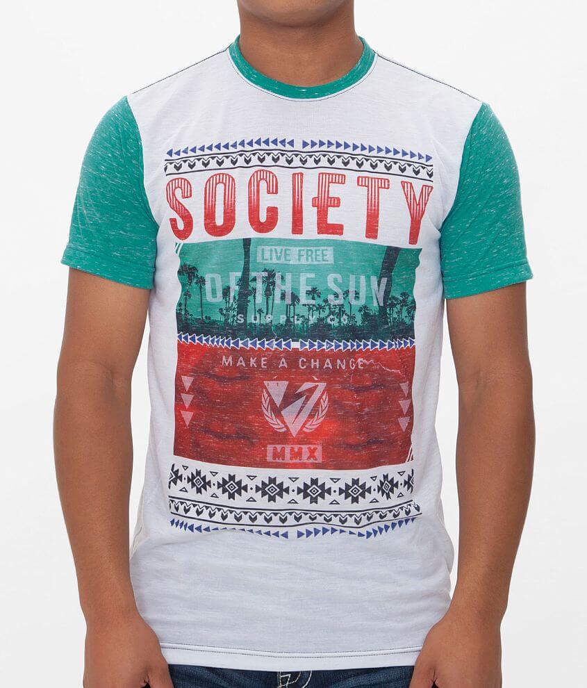 Society Stacked T-Shirt front view