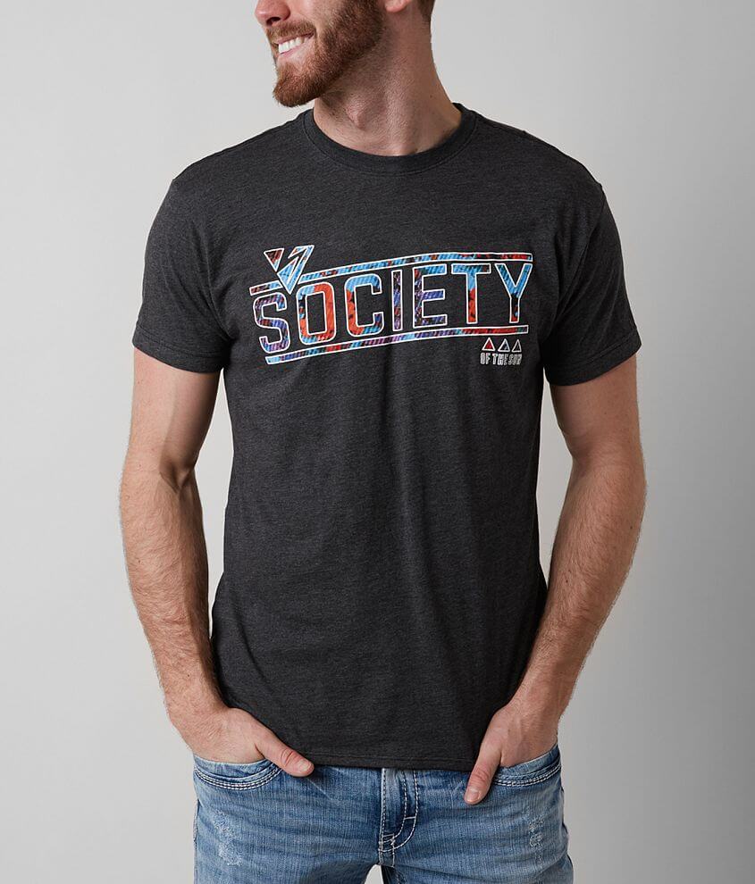 Society Passed Drop Tail T-Shirt front view