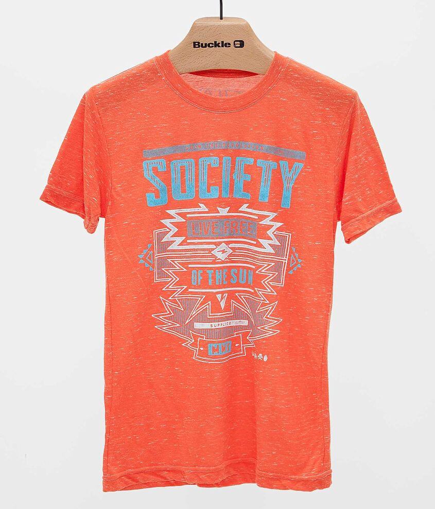 Boys - Society Streamer T-Shirt front view