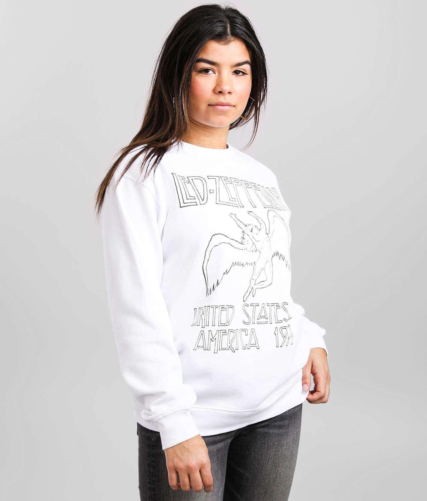led zeppelin crew neck sweatshirt