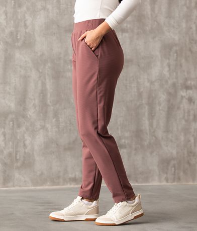 Buckle Black Ribbed Jogger FULL_RIGHT_SIDE