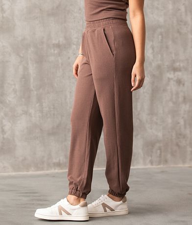 Buckle Black Textured Jogger FULL_RIGHT_SIDE