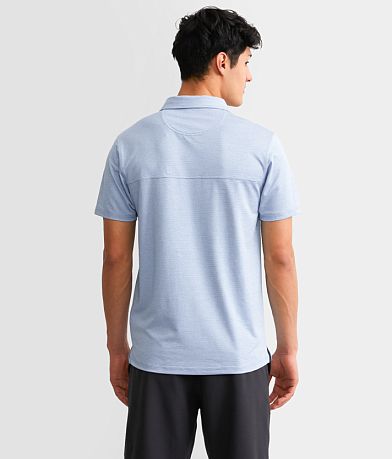 BKE Grady Performance Polo back view