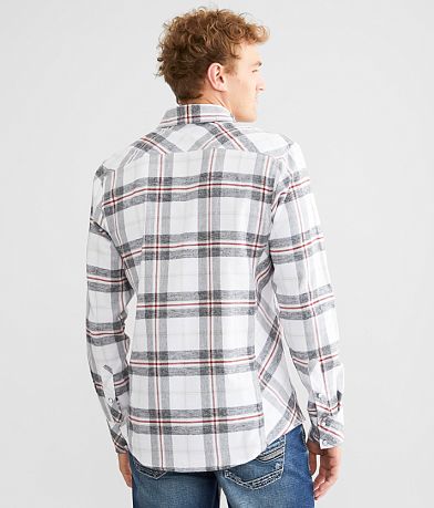 BKE Plaid Athletic Shirt BACK