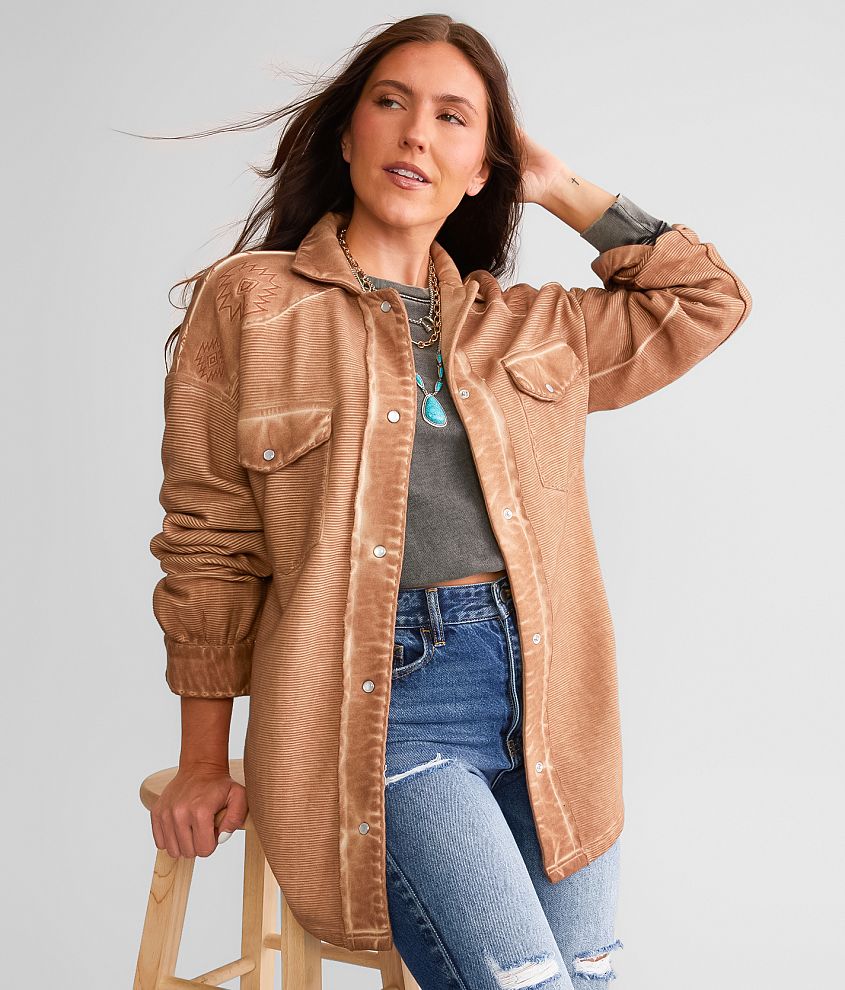 Women's Jackets: Denim, Shirt Jacket, Corduroy, + Leather