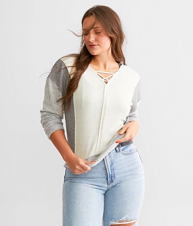 BKE Pieced Reversible Top front view