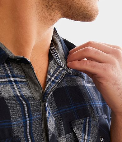 BKE Plaid Athletic Shirt misc detail 1 view
