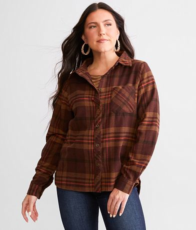 BKE Plaid Flannel Shirt FULL_RIGHT_SIDE