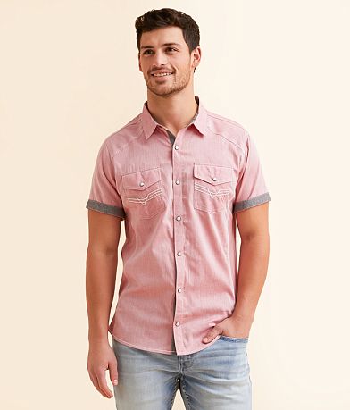 BKE Striped Standard Shirt front view