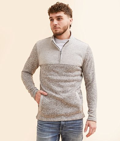 BKE Spencer Quarter Zip Pullover front view