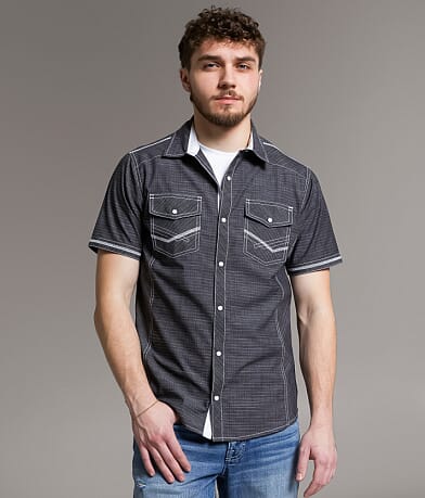 BKE Standard Embroidered Shirt front view