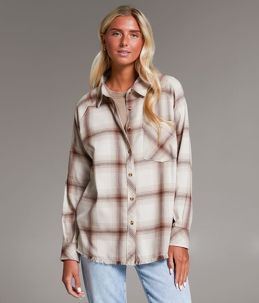 Boyfriend Plaid Shirt - thumbnail 2