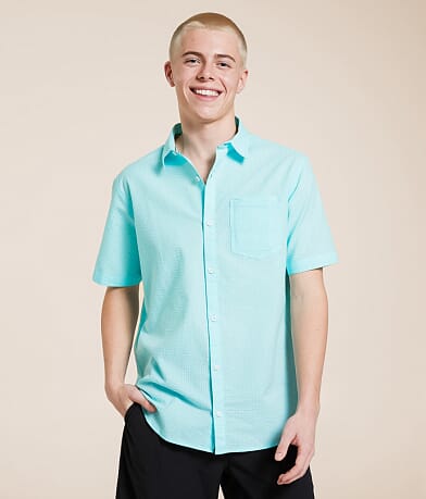 Departwest Seersucker Athletic Shirt front view