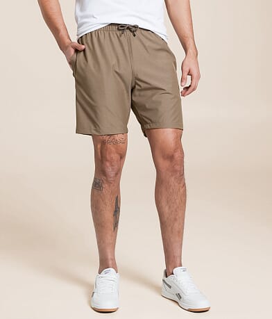 Departwest Heathered Stretch Short front view