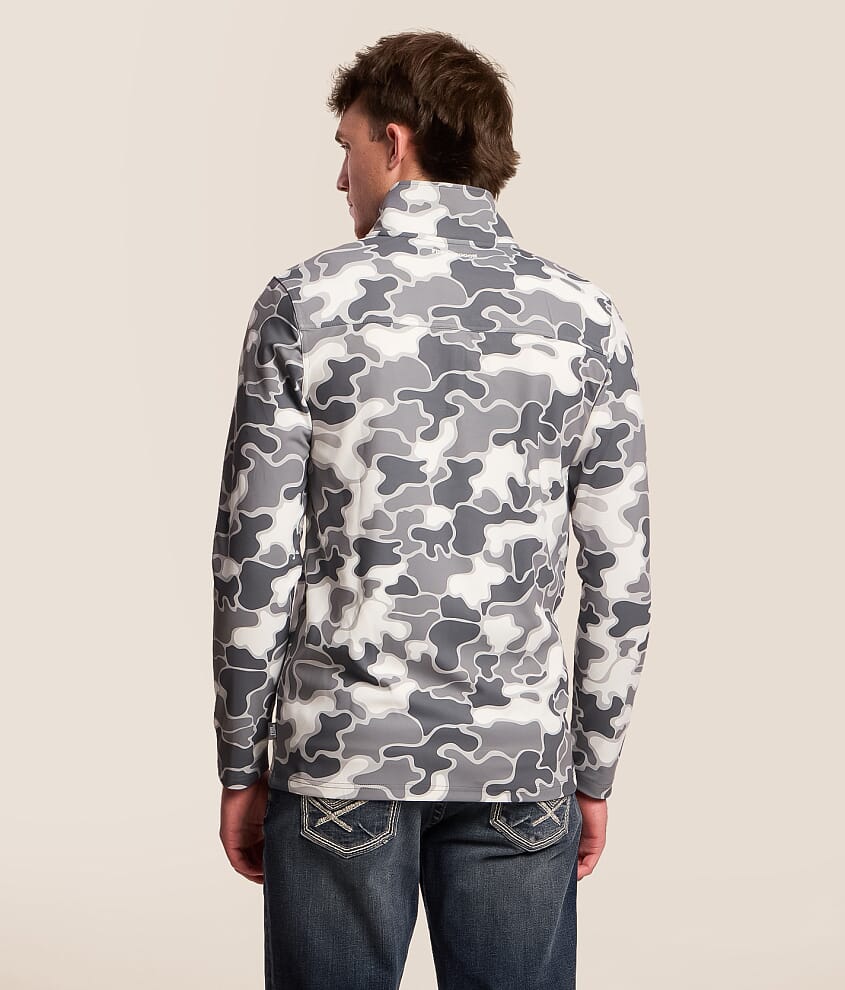 Camo Quarter Zip Pullover