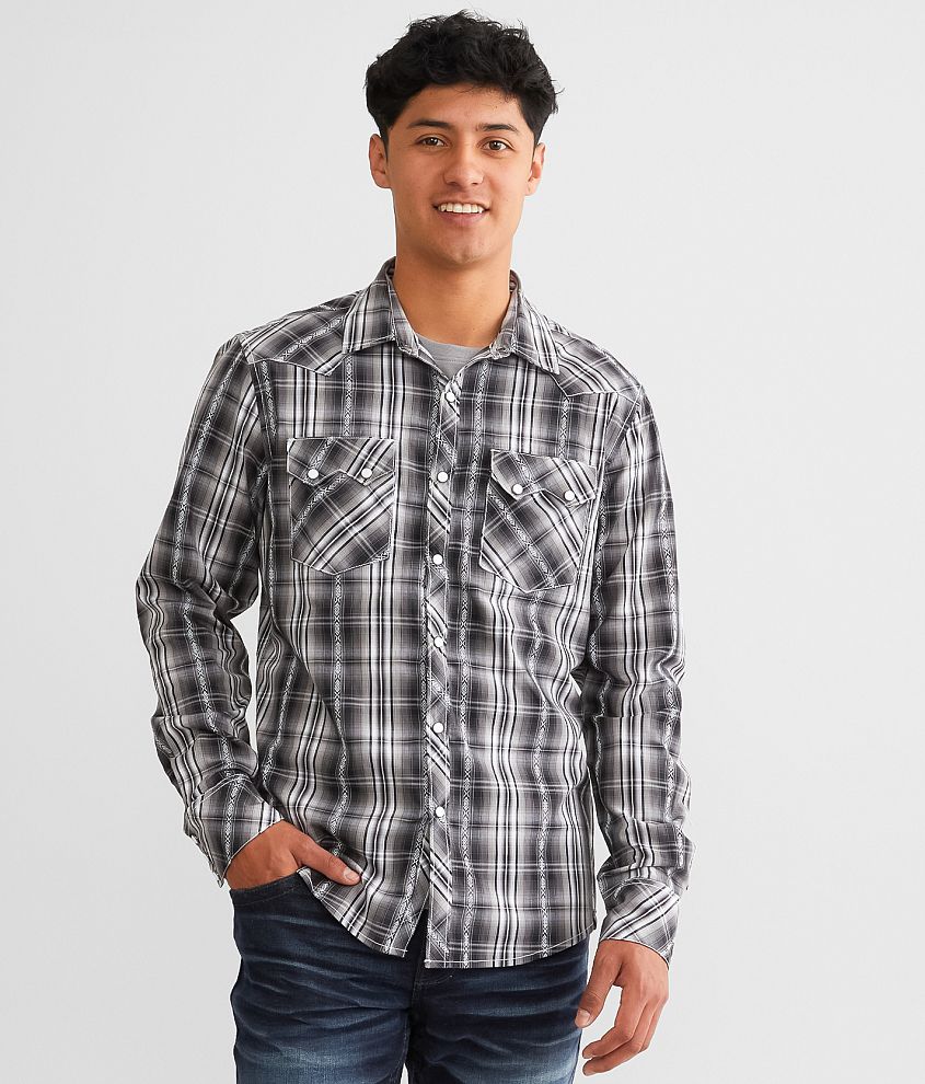 Gentry County Plaid Athletic Shirt front view