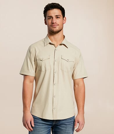 Gentry County Tonal Athletic Performance Stretch Shirt front view