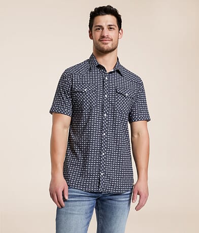 Gentry County Steer Standard Performance Stretch Shirt front view