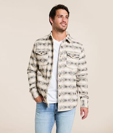 Gentry County Southwest Sherpa Shacket front view