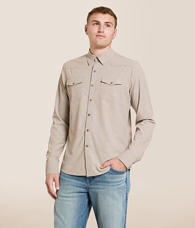 Gentry County Tonal Athletic Performance Stretch Shirt front view