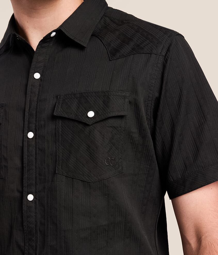 Tonal Embroidered Athletic Shirt