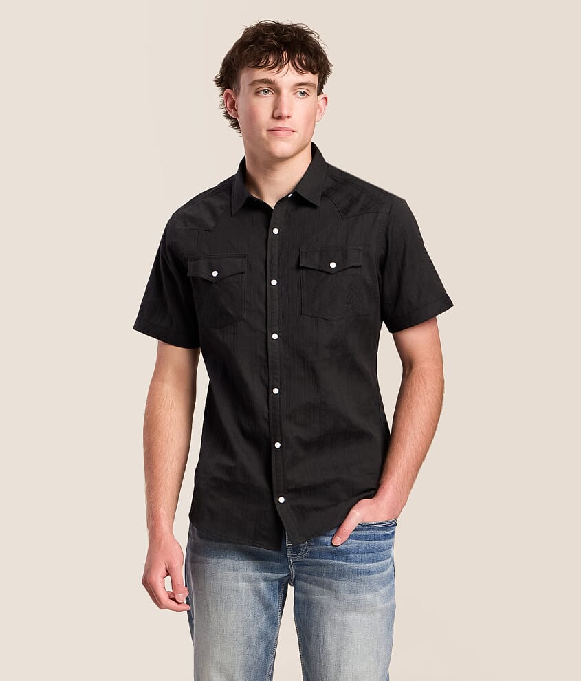 Tonal Embroidered Athletic Shirt