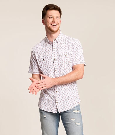 men's athletic cut dress shirts EOUOSS Muscle Fit Stretch Slim Fit Short Sleeve Casual Button Down Shirt Beige X-Small : Clothing, Shoes & Jewelry tapers at the waist Men's Athletic-Fit Dress Shirt Basic