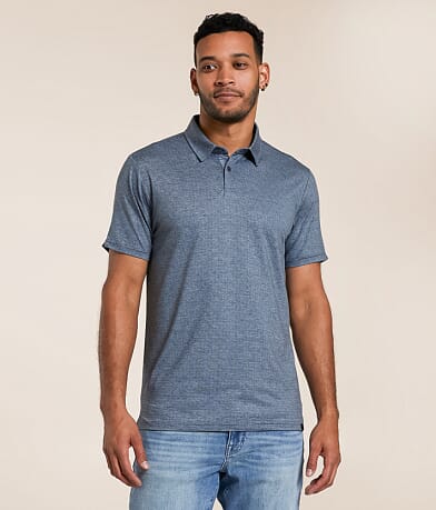 J.B. Holt Lyndell Performance Stretch Polo front view