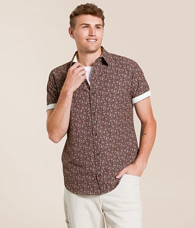 J.B. Holt Floral Standard Stretch Shirt front view