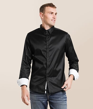 J.B. Holt Solid Athletic Stretch Shirt front view