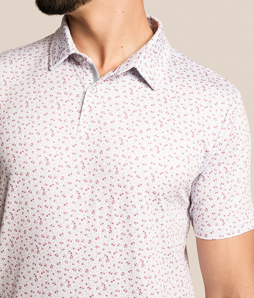 Floral Performance Polo