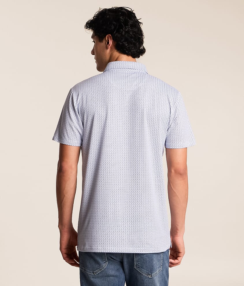 Striped Performance Polo