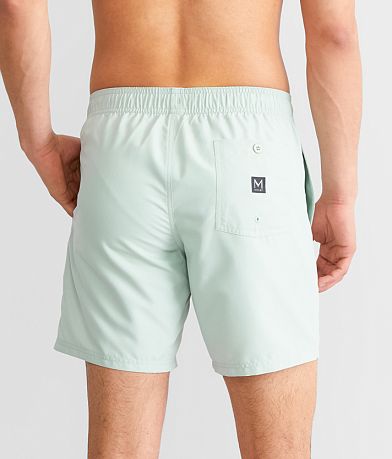 Maven Co-op Solid Swim Trunks BACK