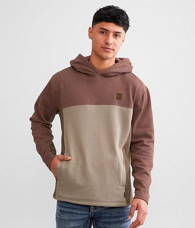 Maven Co-op Color Block Hooded Sweatshirt front view