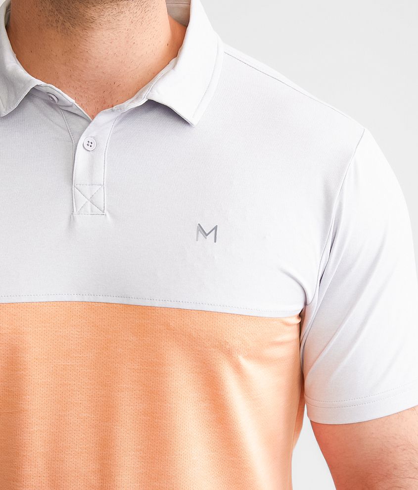 Maven Co-op Color Block Performance Polo front view