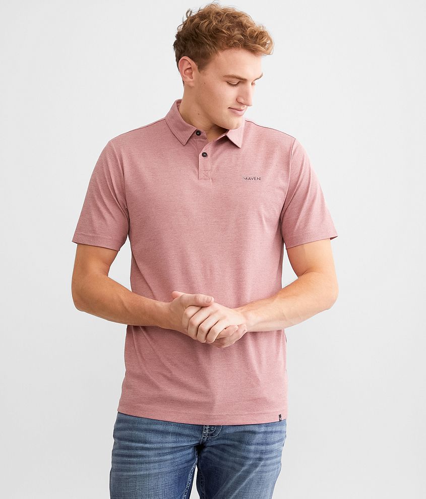 Maven Co-op Marled Performance Polo