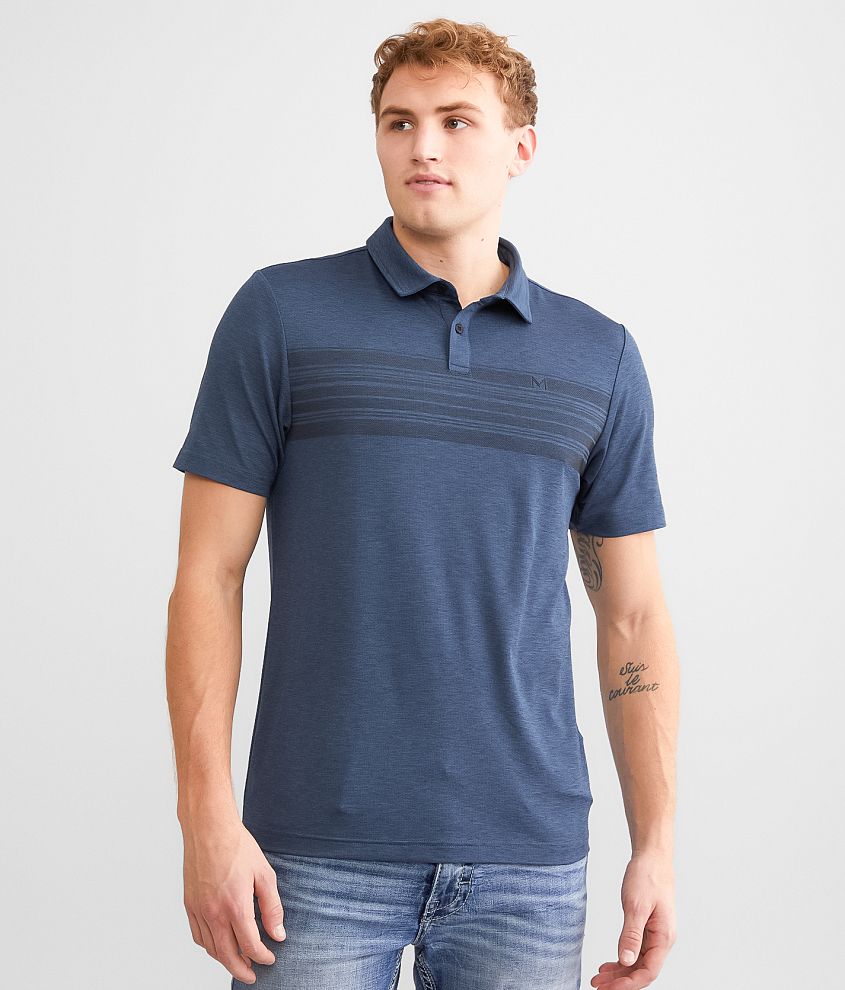 Maven Co-op Striped Performance Polo